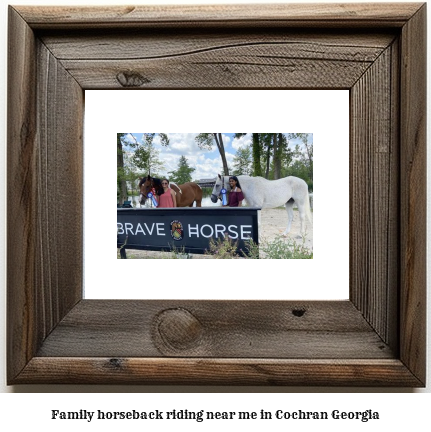 family horseback riding near me in Cochran, Georgia